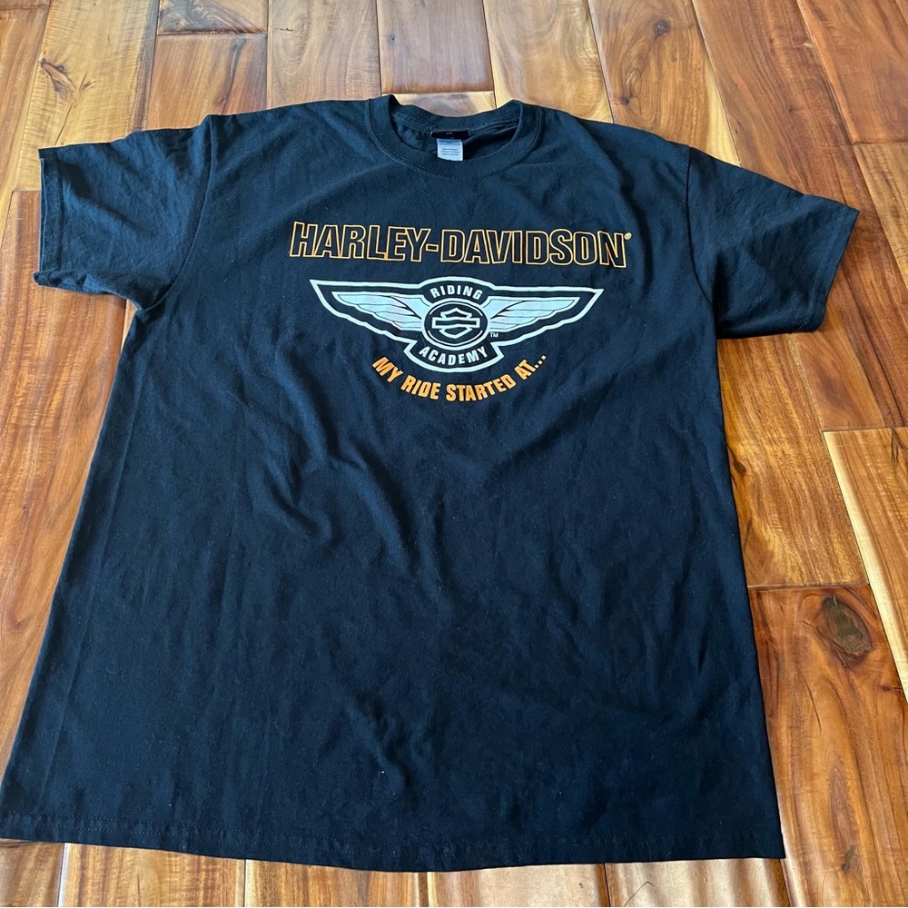 Harley-Davidson Graphic Tee Riding Academy Louisville KY size large bluegrass
